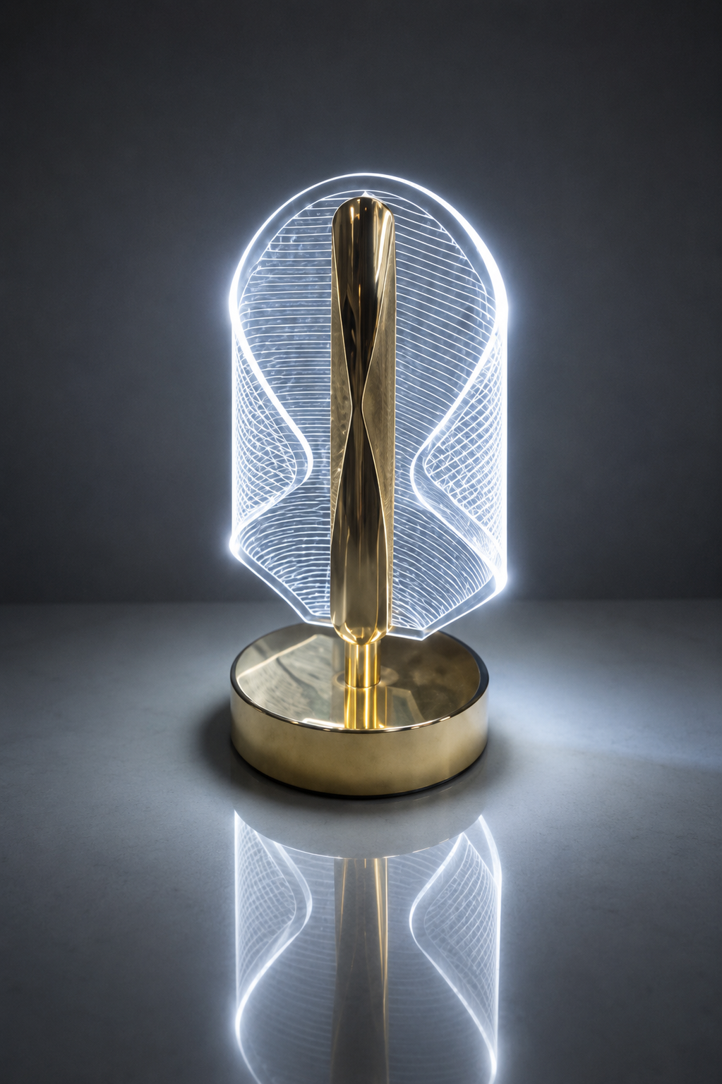 3 Color Mods Lumina Helix Acrylic Desk Lamp