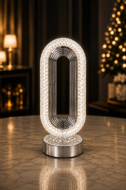 3 Color Mods Oval Prism Crystal LED Lamp