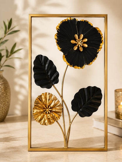 Gold Geometric Floating Frame